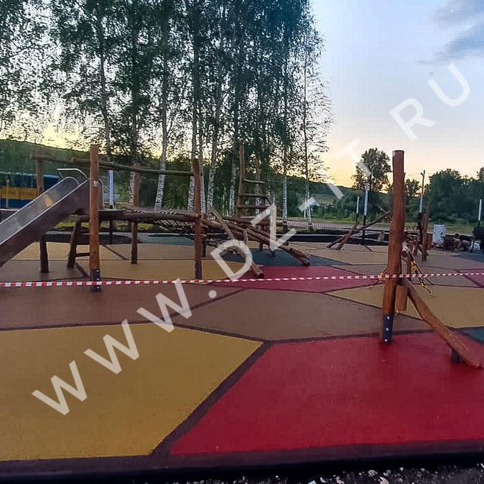 Покрытие из резиновой крошки