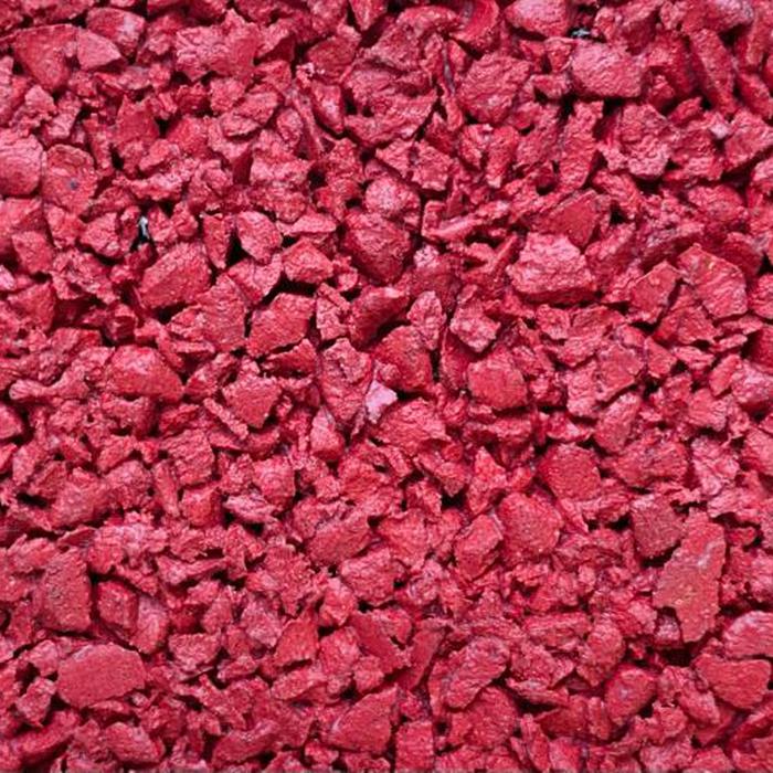 Крошка каучуковая EPDM. Цвет "Малиновый"