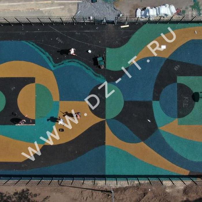 Площадка со сложным рисунком