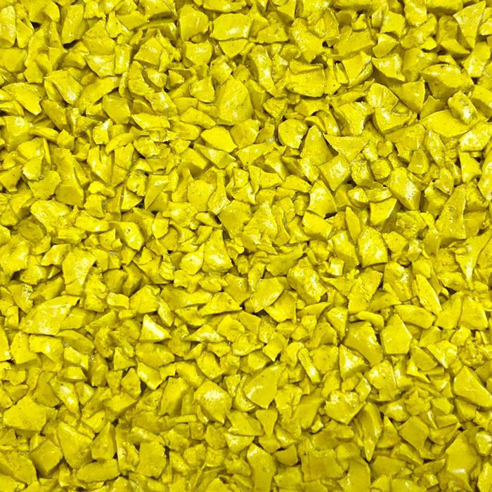 Крошка каучуковая EPDM. Цвет "Жёлтый"