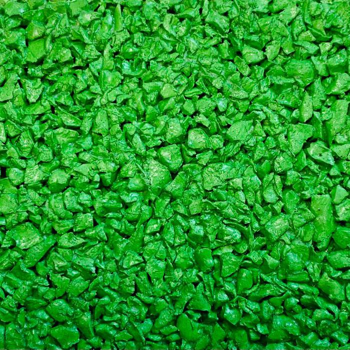 Крошка каучуковая EPDM. Цвет "Ярко-зелёный"