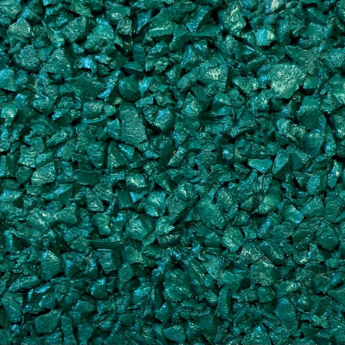 Крошка каучуковая EPDM. Цвет "Изумрудный"