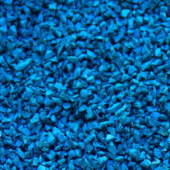 Резиновая крошка. Цвет "Голубой"