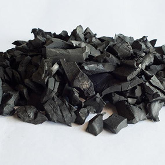 Чёрная резиновая крошка