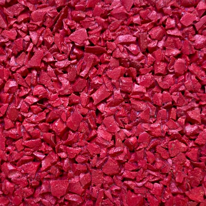 Крошка каучуковая EPDM. Цвет "Красный"