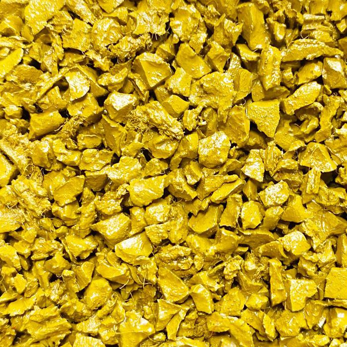 Резиновая крошка. Цвет "Жёлтый"