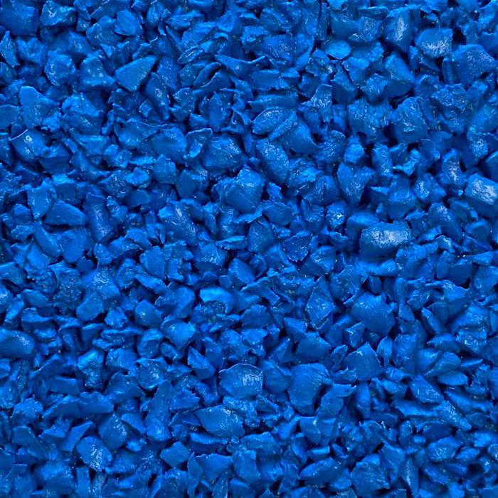 Крошка каучуковая EPDM. Цвет "Синий"