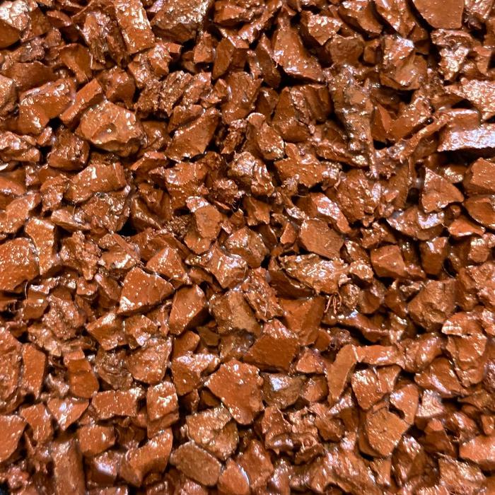 Резиновая крошка. Цвет "Терракотовый"